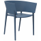 Кресло пластиковое Vondom Africa Basic полипропилен, стекловолокно синий нави Фото 1