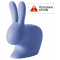 Стул пластиковый Qeeboo Rabbit полиэтилен голубой Фото 2