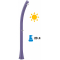 Душ солнечный Arkema Happy H 100 полиэтилен высокой плотности фиолетовый Фото 2