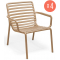 Комплект пластиковых кресел Nardi Doga Relax Set 4 стеклопластик капучино Фото 1