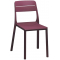 Стул пластиковый Nardi Cassia Bistrot стеклопластик бургунди Фото 1