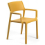 Кресло пластиковое Nardi Trill Armchair стеклопластик горчичный Фото 3