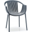 Кресло пластиковое PEDRALI Tatami стеклопластик серый Фото 3