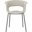 Кресло с обивкой Scab Design Miss B Pop coated steel frame сталь, поликарбонат, ткань антрацит, светло-серый Фото 1