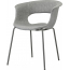 Кресло с обивкой Scab Design Miss B Pop coated steel frame сталь, поликарбонат, ткань антрацит, серый Фото 2