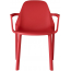Кресло пластиковое Scab Design Piu стеклопластик красный Фото 3