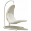 Кресло подвесное плетеное с подушкой Skyline Design Christy алюминий, искусственный ротанг, sunbrella белый, бежевый Фото 2