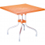 Стол пластиковый Siesta Contract Forza алюминий, полипропилен оранжевый Фото 2