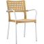 Кресло пластиковое Siesta Contract Gala алюминий, полипропилен тик Фото 2
