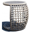 Столик плетеный со стеклом для лежака Skyline Design Dynasty алюминий, искусственный ротанг, закаленное стекло серый Фото 1