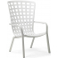 Лаунж-кресло пластиковое Nardi Folio стеклопластик белый Фото 2