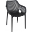 Кресло пластиковое Siesta Contract Air XL стеклопластик черный Фото 4
