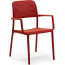 Кресло пластиковое Nardi Bora стеклопластик красный Фото 2