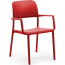 Кресло пластиковое Nardi Riva стеклопластик красный Фото 2