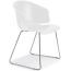 Кресло пластиковое PEDRALI Grace сталь, стеклопластик белый Фото 1