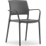 Кресло пластиковое PEDRALI Ara стеклопластик темно-серый Фото 1