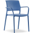 Кресло пластиковое PEDRALI Ara стеклопластик синий Фото 3