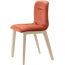 Стул с обивкой Scab Design Natural Alice Pop бук, технополимер, вельвет беленый бук, красный Фото 3