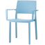 Кресло пластиковое Scab Design Kate стеклопластик голубой Фото 4