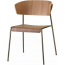 Кресло деревянное Scab Design Lisa Wood сталь, бук черный, орех Фото 3