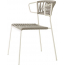 Кресло плетеное Scab Design Lisa Filo сталь, роуп лен, серебристый Фото 3