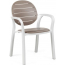 Кресло пластиковое Nardi Palma полипропилен белый, тортора Фото 2