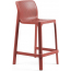 Стул пластиковый полубарный Nardi Net Stool Mini стеклопластик коралловый Фото 5