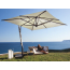 Зонт профессиональный Fim Capri ламинированная древесина, алюминий, акрил коричневый, графит, слоновая кость Фото 3