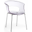 Кресло прозрачное Scab Design Miss B Antishock сталь, поликарбонат хром, прозрачный Фото 1