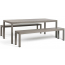 Комплект металлической мебели Nardi Set Rio Bench Alu алюминий тортора Фото 2