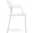 Кресло пластиковое PEDRALI Intrigo алюминий белый Фото 4