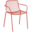 Кресло металлическое PEDRALI Nolita сталь красный Фото 4