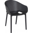 Кресло пластиковое Siesta Contract Sky Pro стеклопластик, полипропилен черный Фото 2