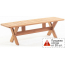 Скамейка деревянная WArt Focus Bench 160 ироко Фото 1