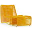 Кресло-шезлонг с пуфом Aurica Бали алюминий, роуп желтый Фото 2