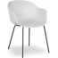 Кресло пластиковое PAPATYA Globe-K ML сталь, стеклопластик белый Фото 1