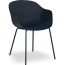 Кресло пластиковое PAPATYA Globe-K ML сталь, стеклопластик черный Фото 2