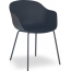 Кресло пластиковое PAPATYA Globe-K ML сталь, стеклопластик антрацит Фото 3