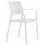 Кресло пластиковое PEDRALI Ara стеклопластик белый Фото 4