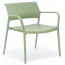 Кресло пластиковое PEDRALI Ara Lounge стеклопластик зеленый Фото 3