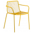Кресло металлическое PEDRALI Nolita сталь желтый Фото 3