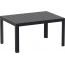 Стол пластиковый раздвижной Siesta Contract Atlantic Table 140/210 алюминий, полипропилен черный Фото 2