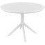 Стол пластиковый Siesta Contract Sky Table Ø105 сталь, пластик белый Фото 1