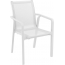 Кресло пластиковое Siesta Contract Pacific стеклопластик, текстилен белый Фото 1