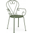 Кресло металлическое Garden Relax Etienne сталь зеленый Фото 5
