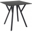 Стол пластиковый Siesta Contract Max Table 70 пластик, HPL черный Фото 1