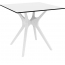Стол пластиковый Siesta Contract Ibiza Table 80 пластик, ламинат HPL белый Фото 1