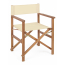 Кресло деревянное складное Garden Relax Noemi Director  акация, полиэстер коричневый, бежевый Фото 1