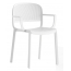 Кресло пластиковое PEDRALI Dome стеклопластик белый Фото 2