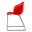 Кресло пластиковое PEDRALI Grace сталь, стеклопластик красный Фото 2